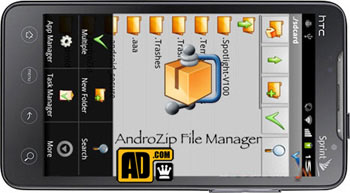 AndroZip Pro File Manager v1.4.5 دانلود AndroZip Pro File Manager v1 نرم افزار فشرده سازی و مدیریت فایلهای فشرده در آندروید